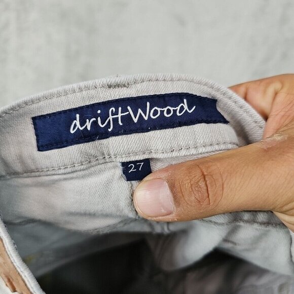 Gray Embroidered Women's Jeans - Picture 13 of 15